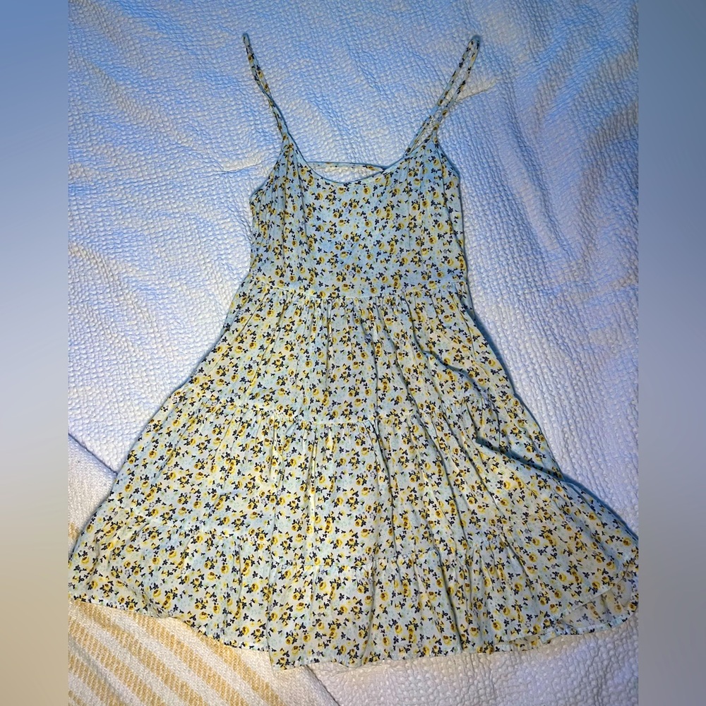 Divided mini sundress open back, size 2!